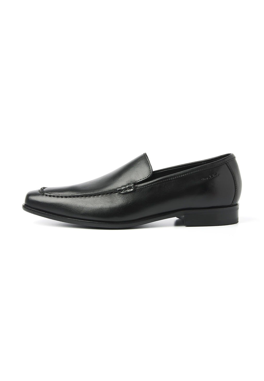 Zwart gladleren Rhodes loafer