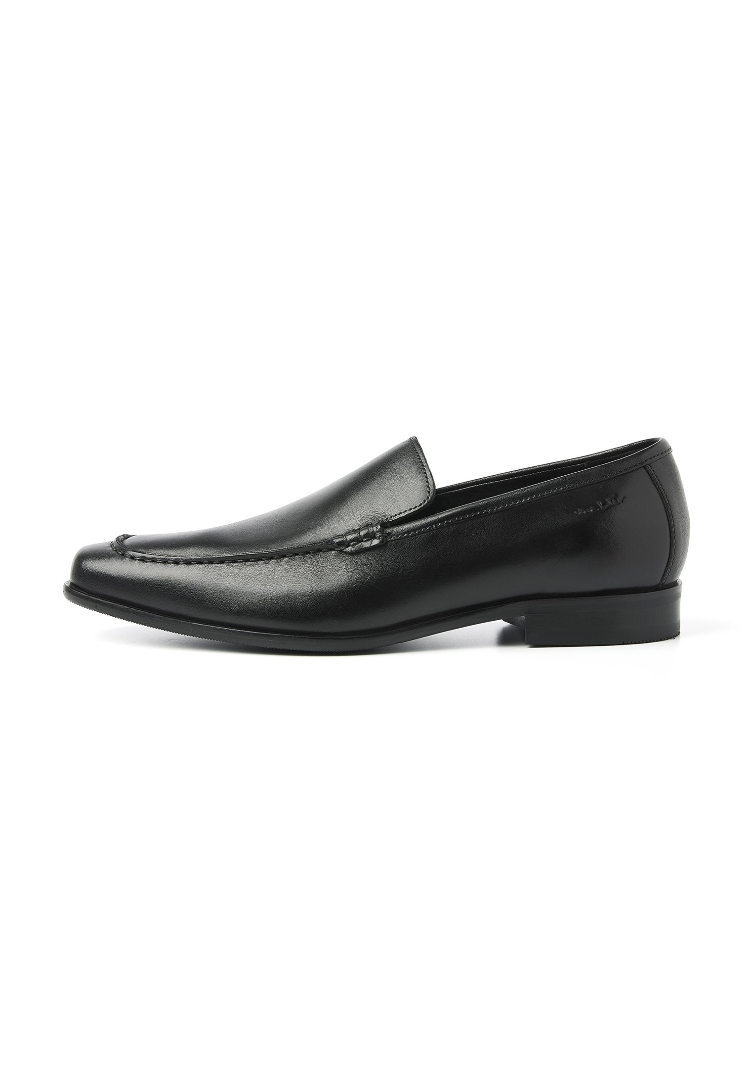 Zwart gladleren Rhodes loafer
