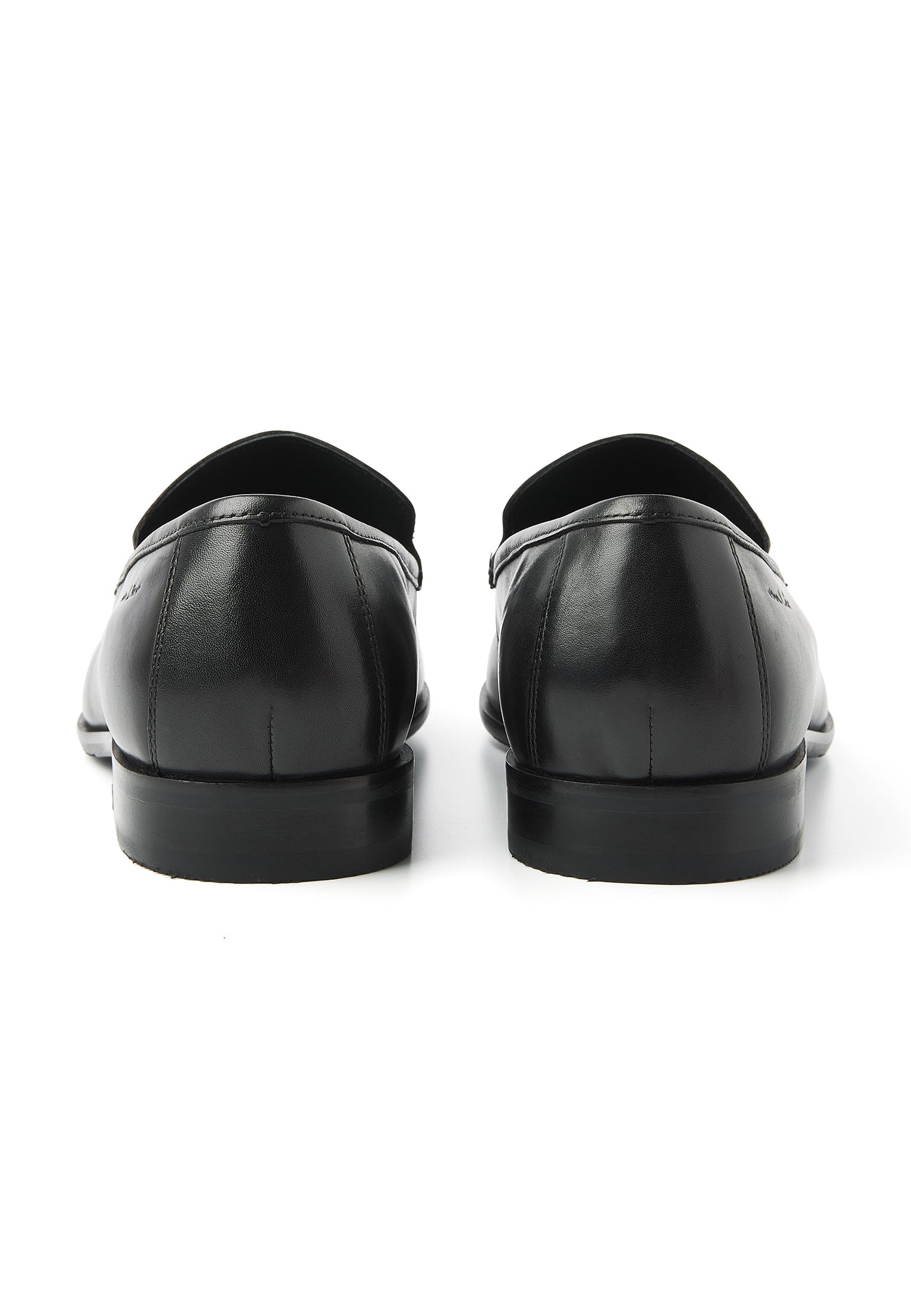 Zwart gladleren Rhodes loafer