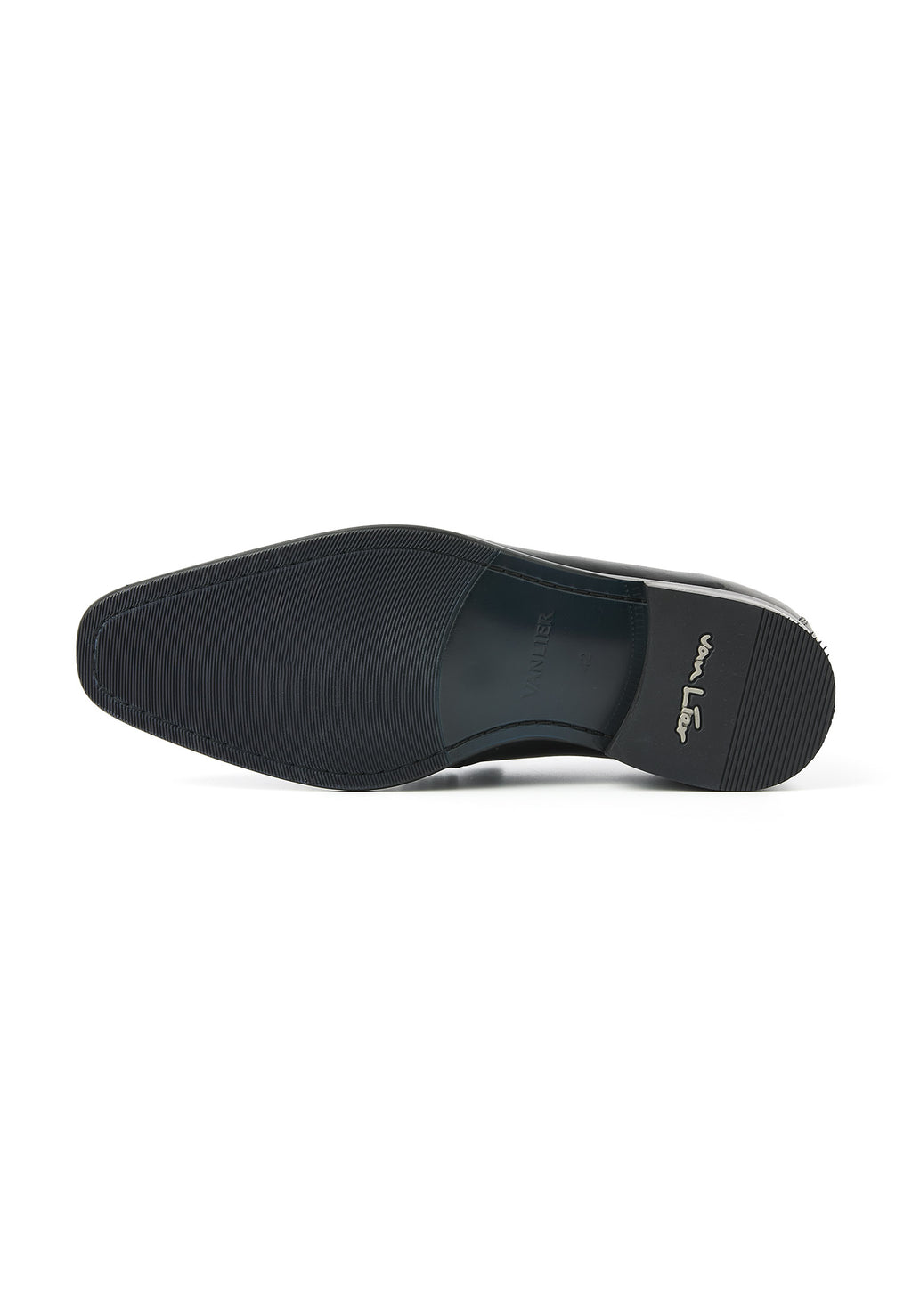 Zwart gladleren Rhodes loafer