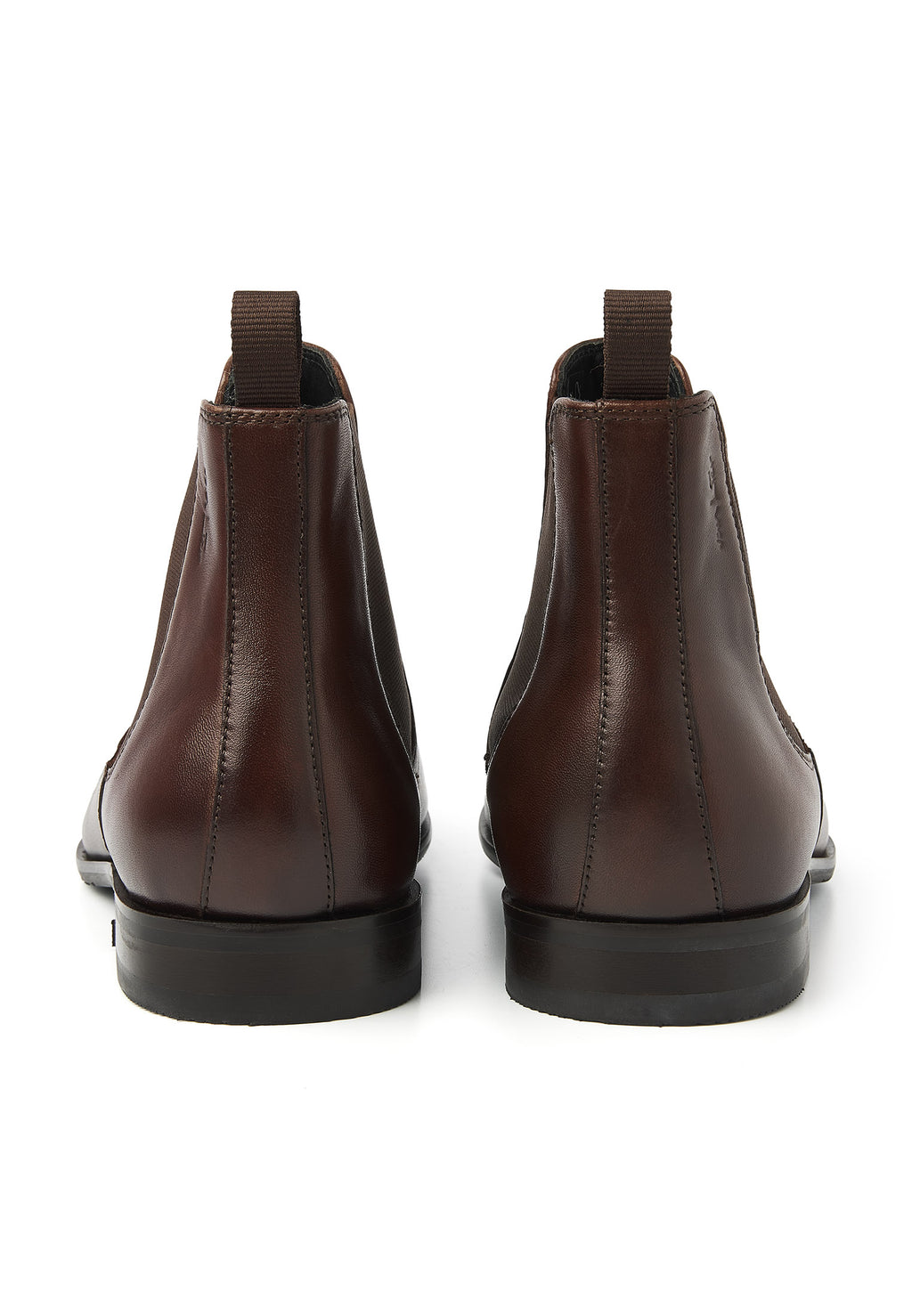 Bruin gladleren Rhodes chelsea boot