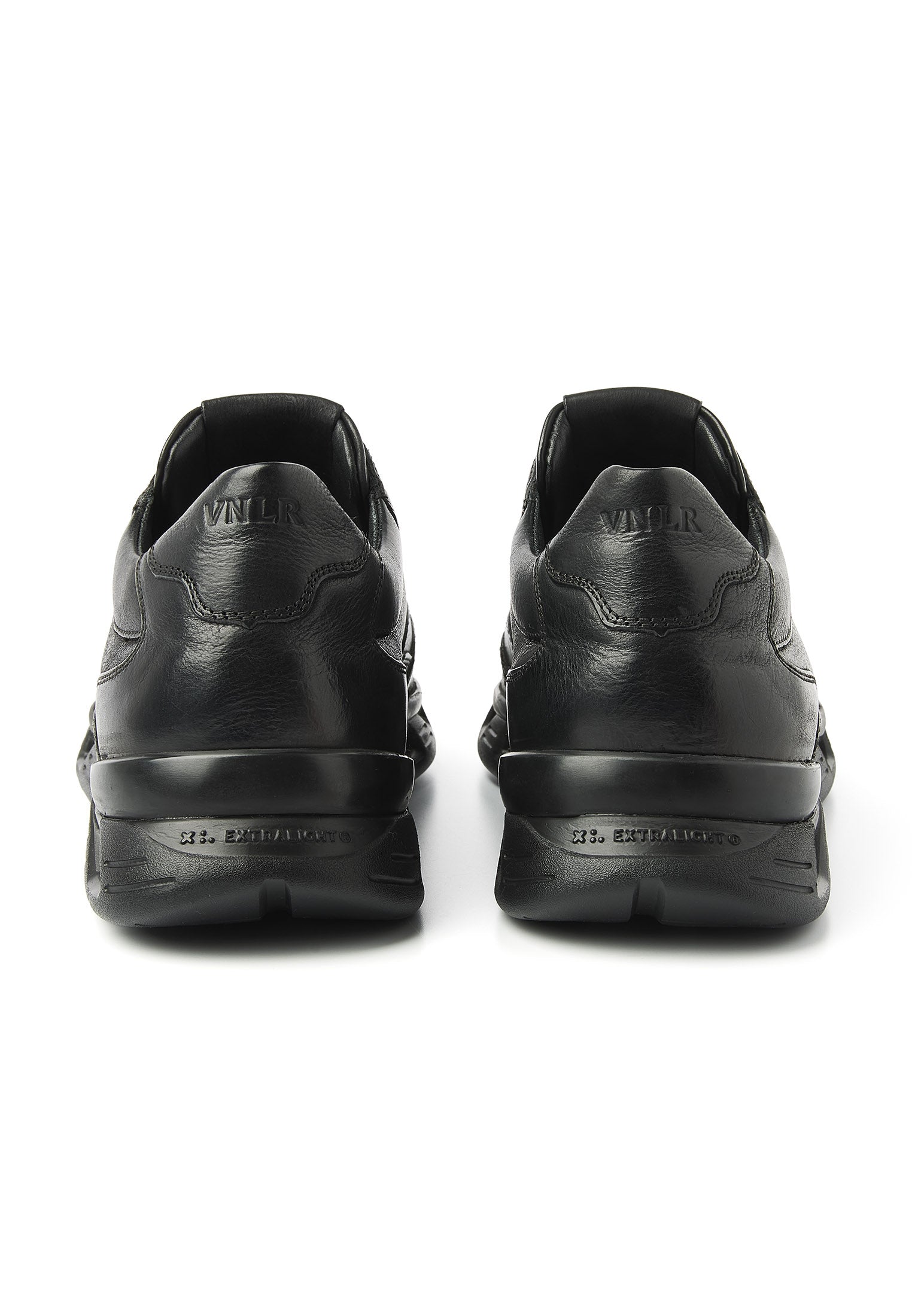 Zwart gladleren Orlando sneaker 'Shiny black'