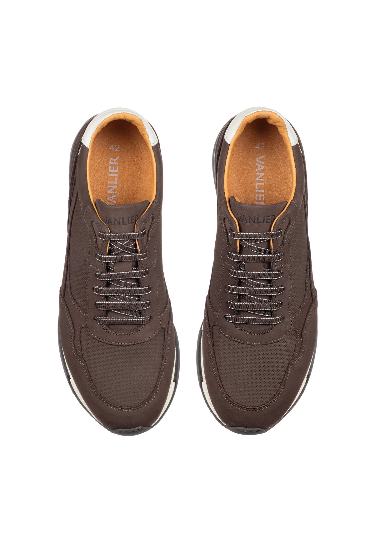 Bruin nubuck Romeo sneaker