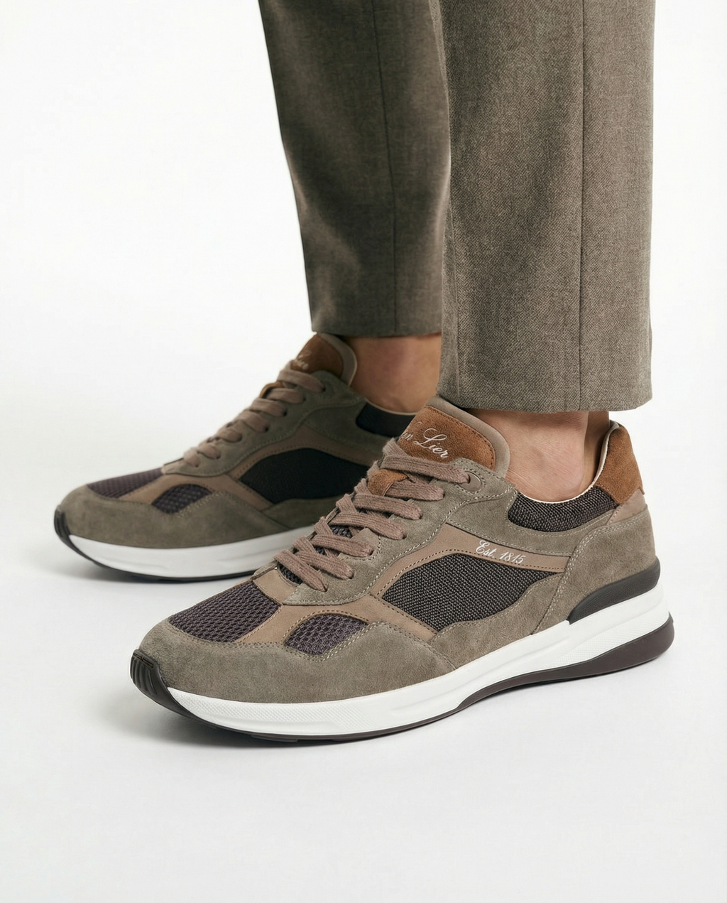 Sneaker Ferro taupe combiné