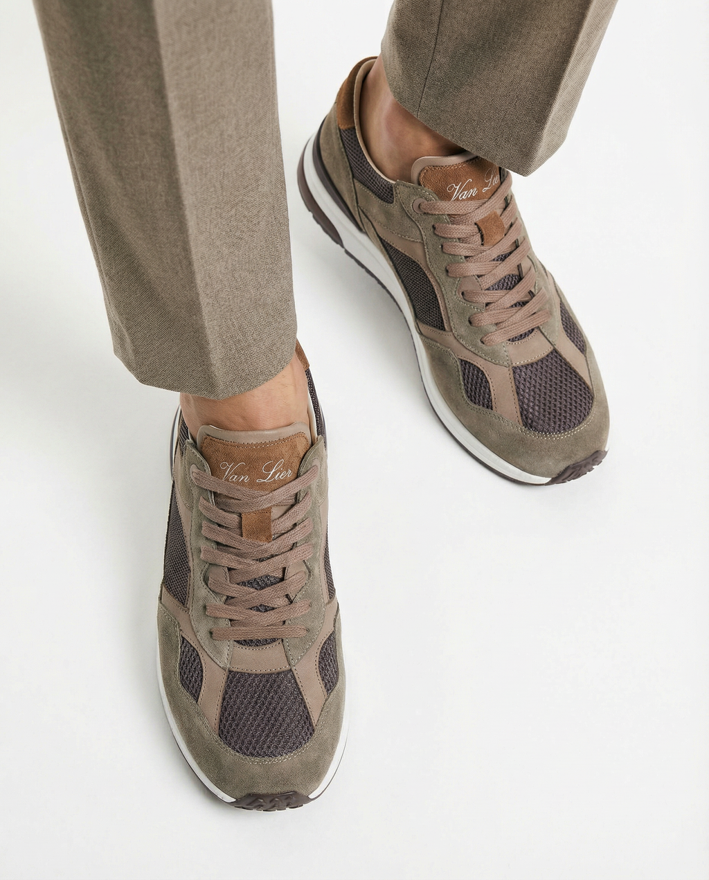 Sneaker Ferro taupe combiné