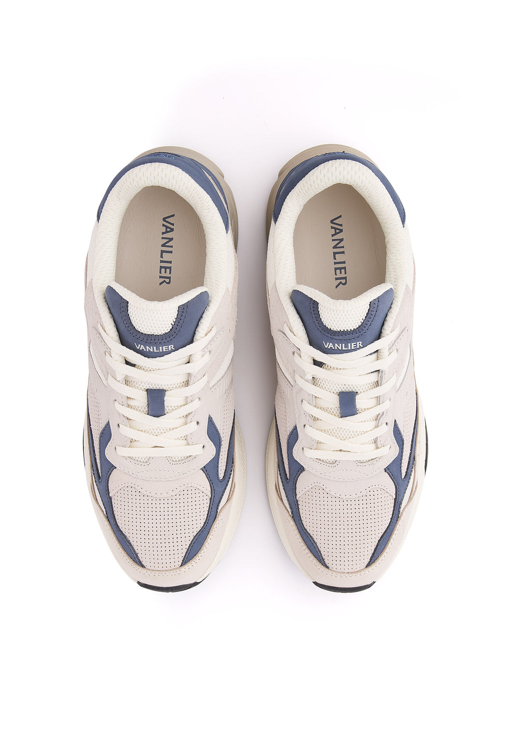 Wit lichtblauw combi Cosmos sneaker