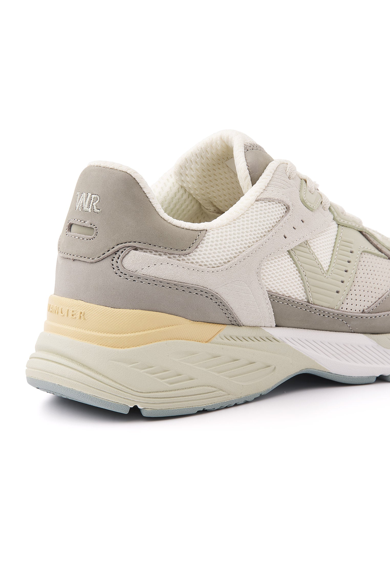Wit lichtgroen combi Cosmos sneaker