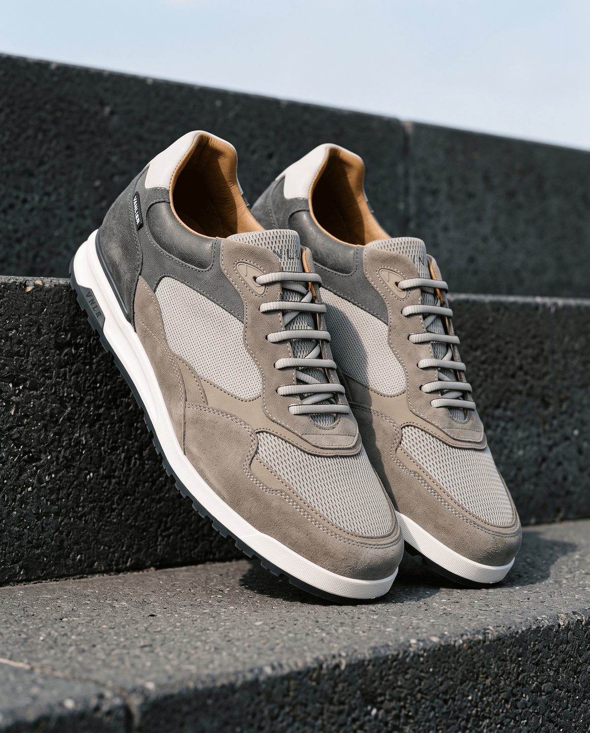 Sneaker Ravello combo taupe clair