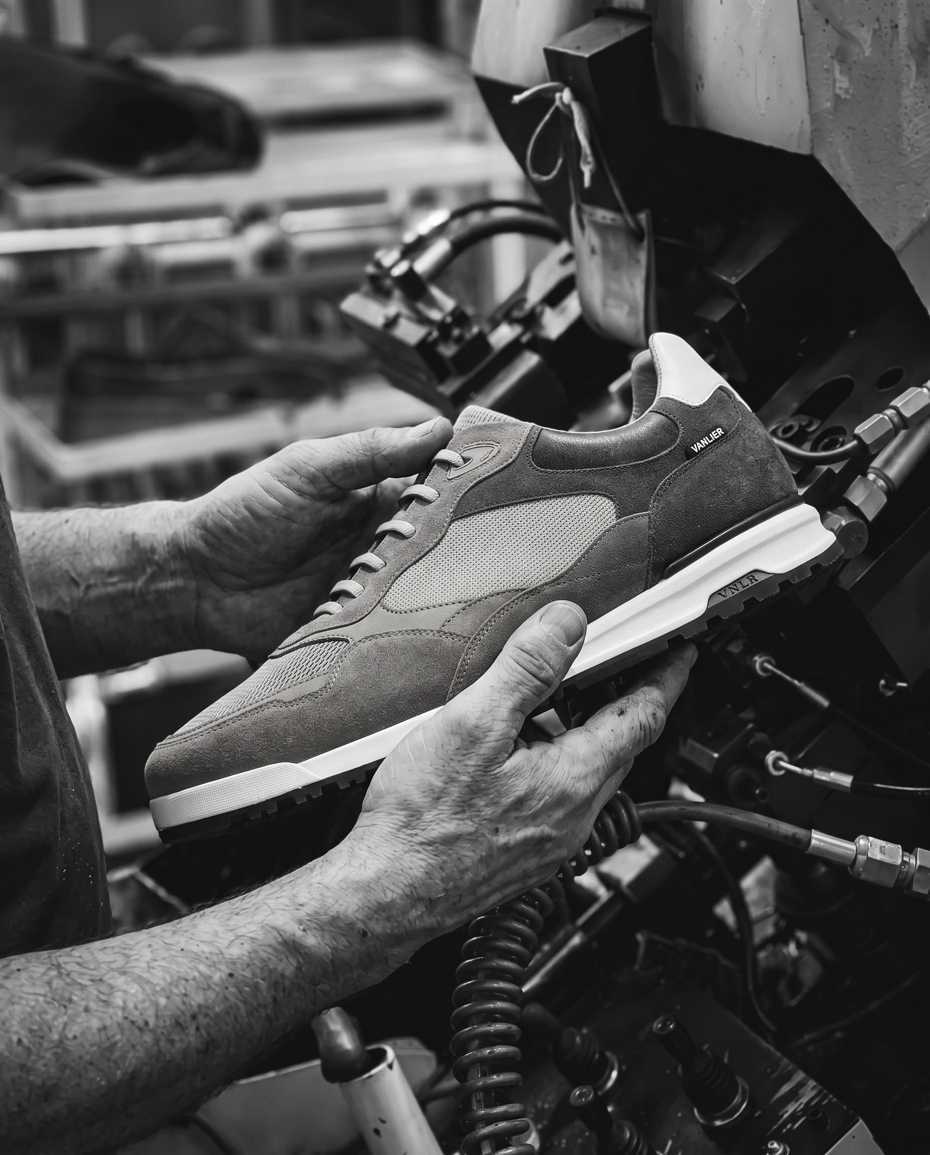 Sneaker Ravello combo taupe clair