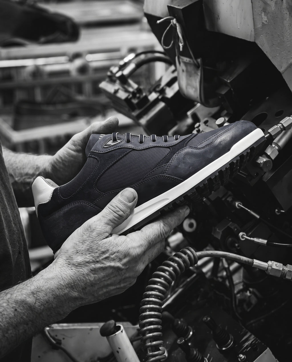 Sneaker Ravello en nubuck marine