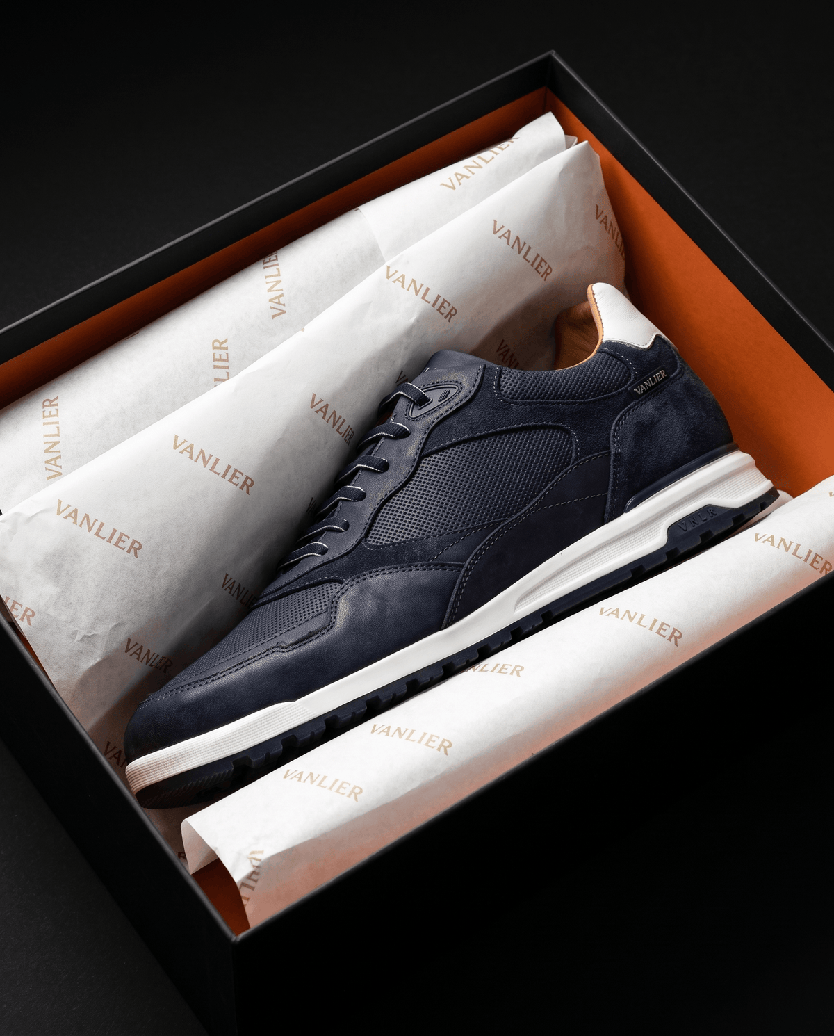 Sneaker Ravello en nubuck marine