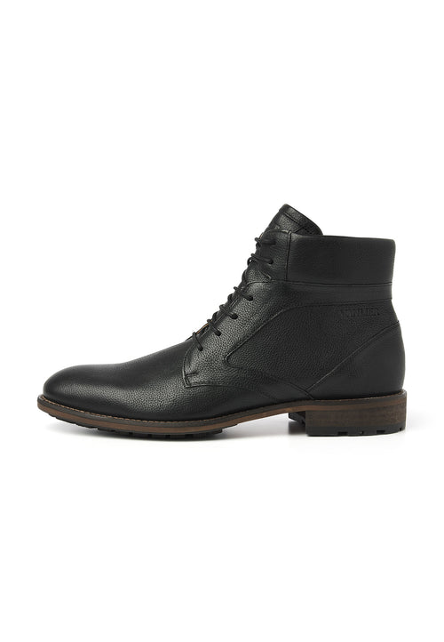 Zwart leren Henry boot