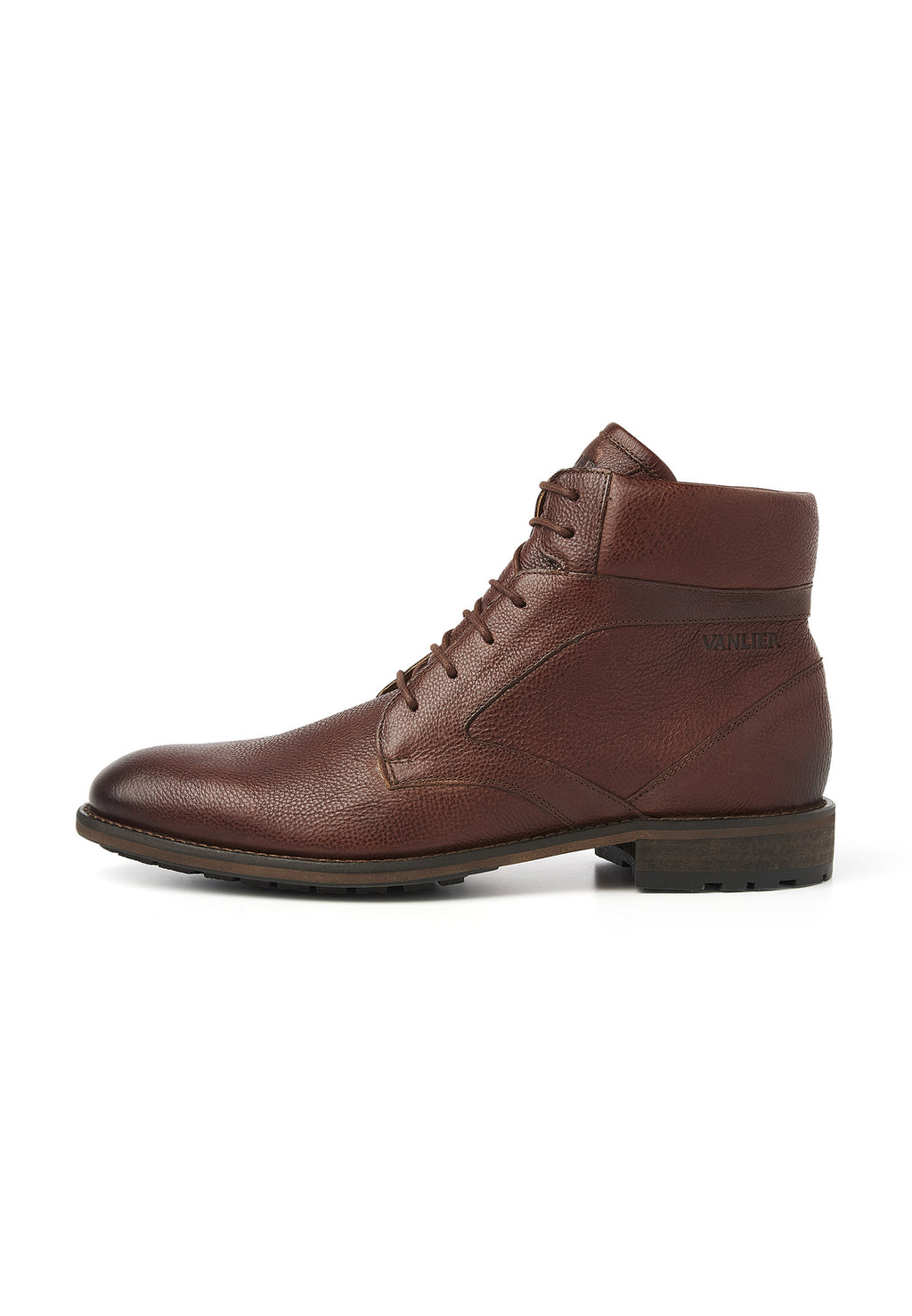 Donkerbruin leren Henry boot