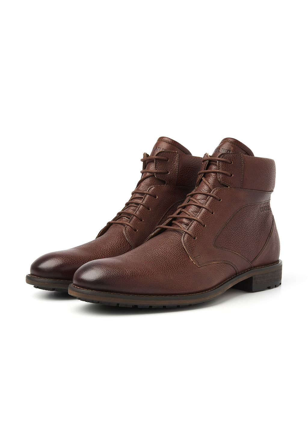 Donkerbruin leren Henry boot