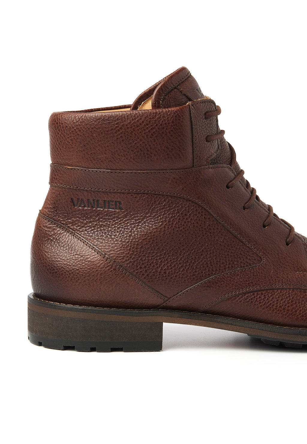 Donkerbruin leren Henry boot