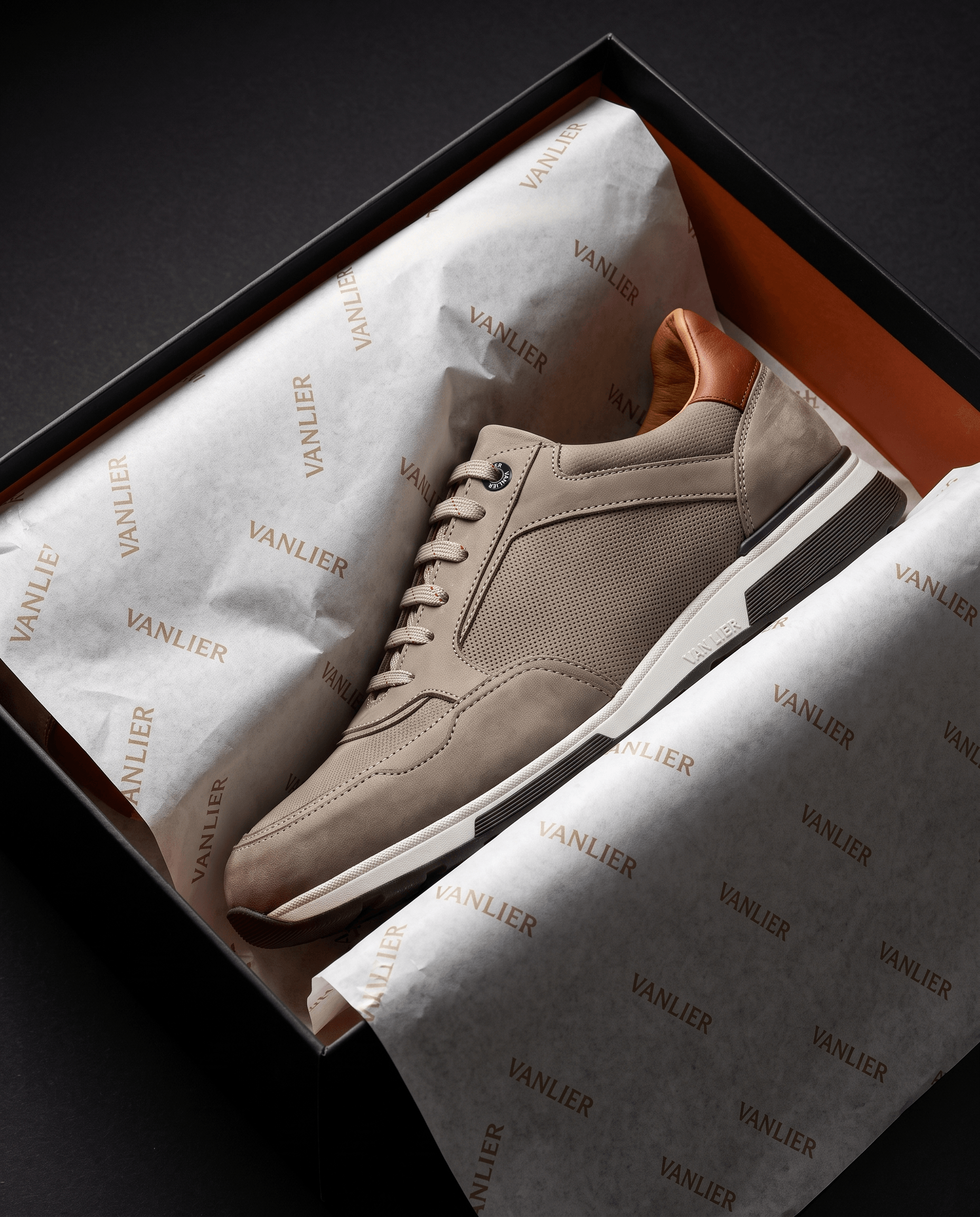 Taupe nubuck Positano sneaker