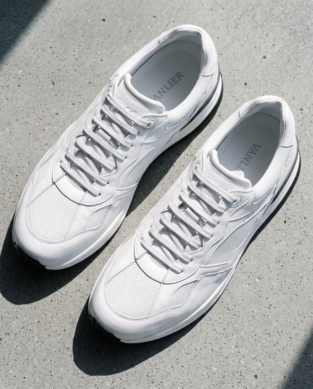 Wit gladleren Ferro sneaker