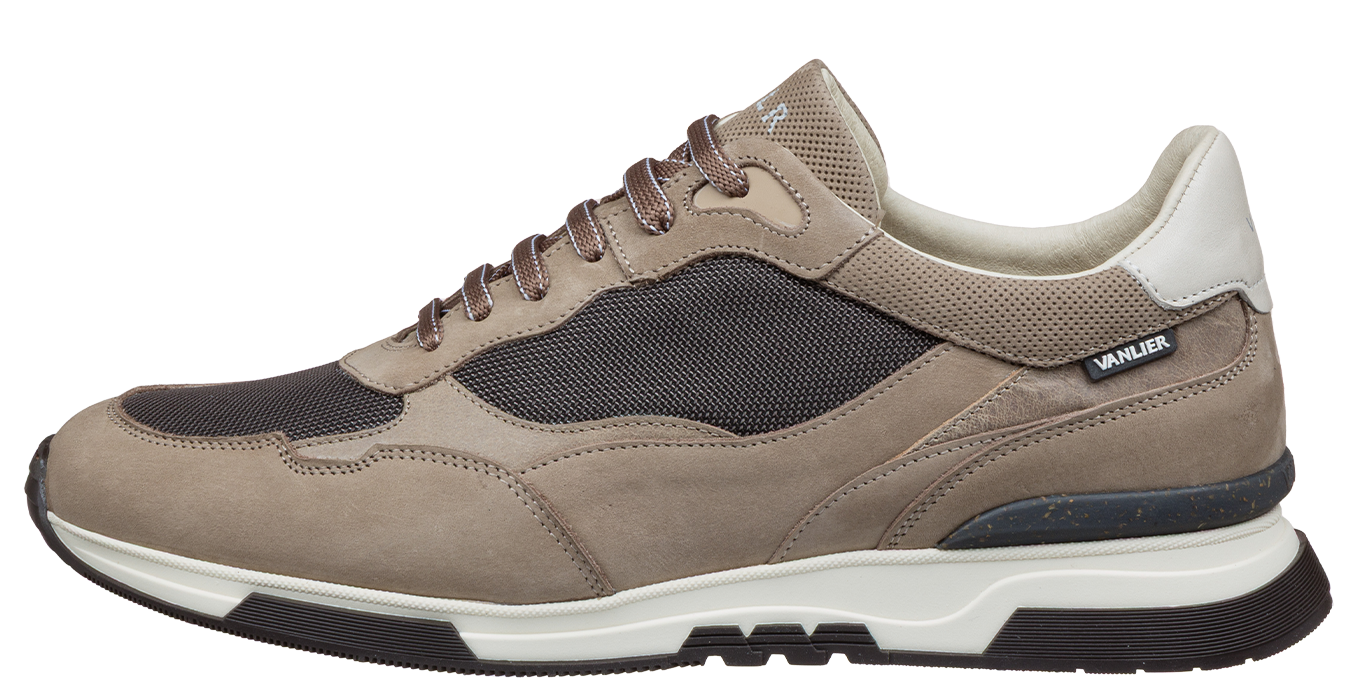 Taupe herensneaker Romeo