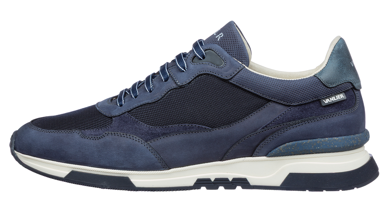 Navy combi herensneaker Romeo