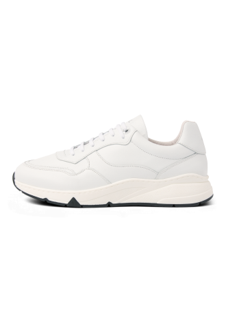 Wit gladleren Porto sneaker