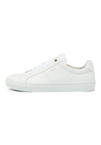 Wit gladleren Novara sneaker