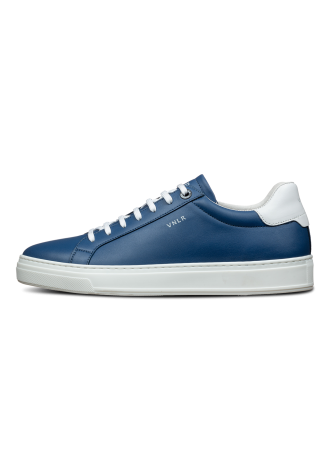 Blauw gladleren Barossa sneaker