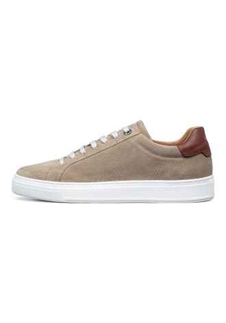 Licht Taupe suède Barossa sneaker