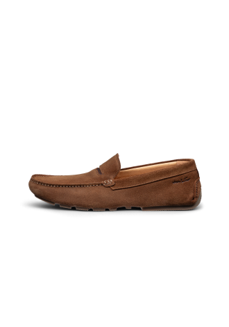 Bruin cognac suède Mocassin