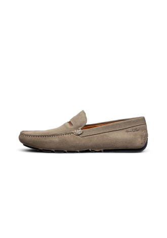 Taupe suède Mocassin