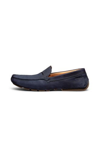 Navy nubuck Mocassin