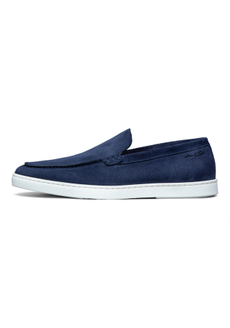 Navy suède Lugano loafer