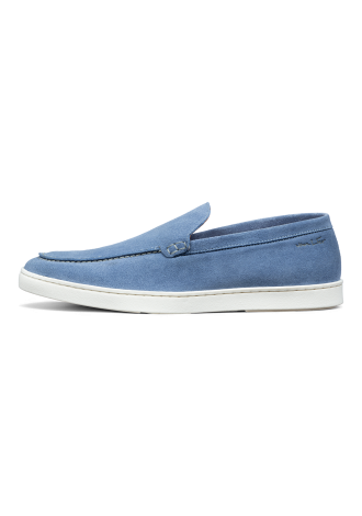 Blauw suède Lugano loafer