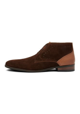 T-moro bruin Vienna halfhoge veterschoen