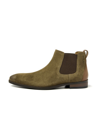Groen suède Vienna chelsea boot