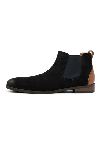 Navy suède Vienna chelsea boot