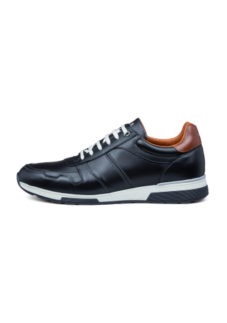 Donker Blauw gladleren Positano sneaker