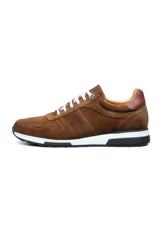 Cognac suède Positano sneaker