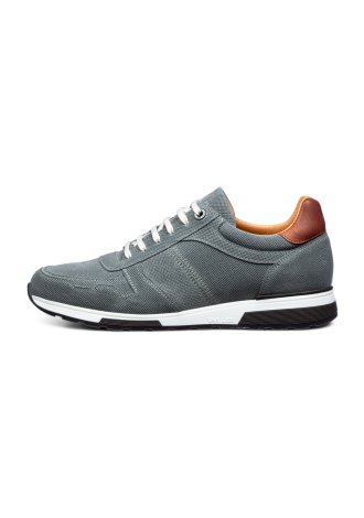 Grijs blauw suède Positano sneaker