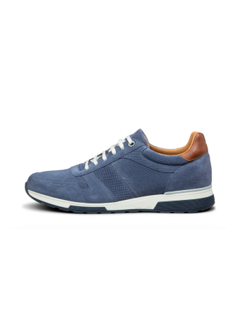 Metal blauw suede Positano sneaker