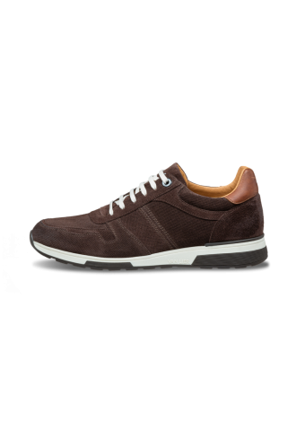 Testa di Moro bruin suede Positano sneaker