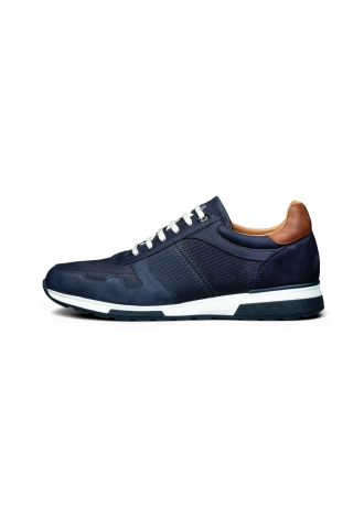 Navy nubuck Positano sneaker