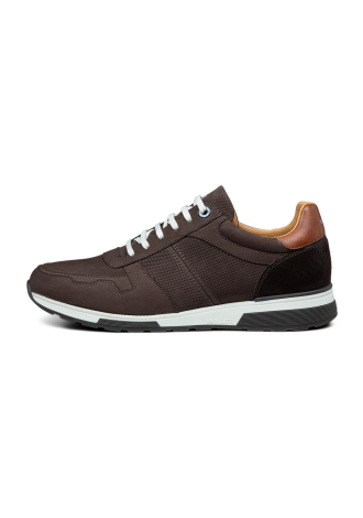 Donker bruin nubuck Positano sneaker
