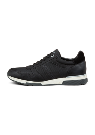 Zwart nubuck Positano sneaker