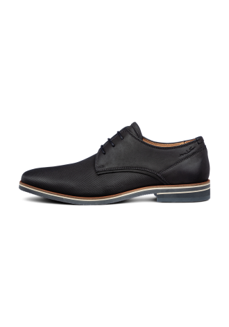 Antraciet grijs nubuck Amalfi veterschoen