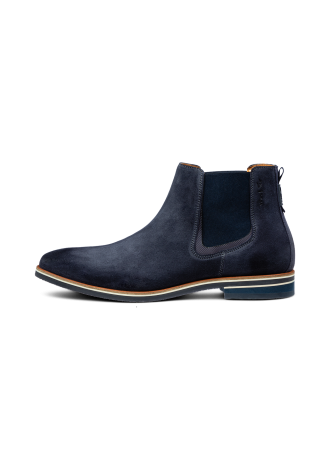 Blauw suède Amalfi chelsea boot