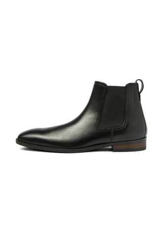 Zwart gladleren Bregenz chelsea boot
