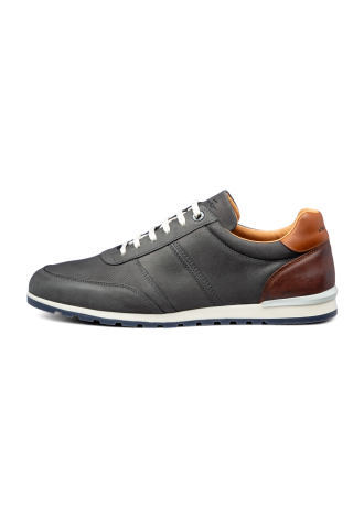 Antraciet grijs nubuck Anzano sneaker