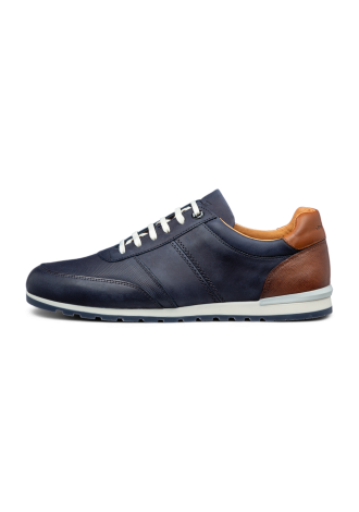 Navy nubuck Anzano sneaker