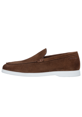 Roest cognac suède Ascona loafer