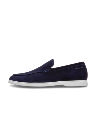 Navy blauw suède Ascona loafer